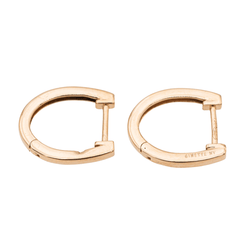 Ginette NY Boucles d'oreilles Créoles Hoop Or rose - Castafiore