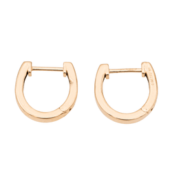 Ginette NY Boucles d'oreilles Créoles Hoop Or rose - Castafiore