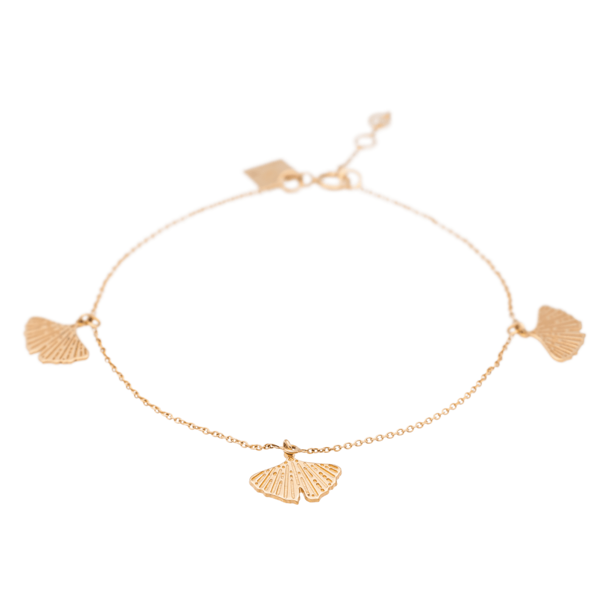 Ginette NY Bracelet Gingko Or rose - Castafiore