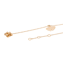 Ginette NY Bracelet Gingko Or rose - Castafiore