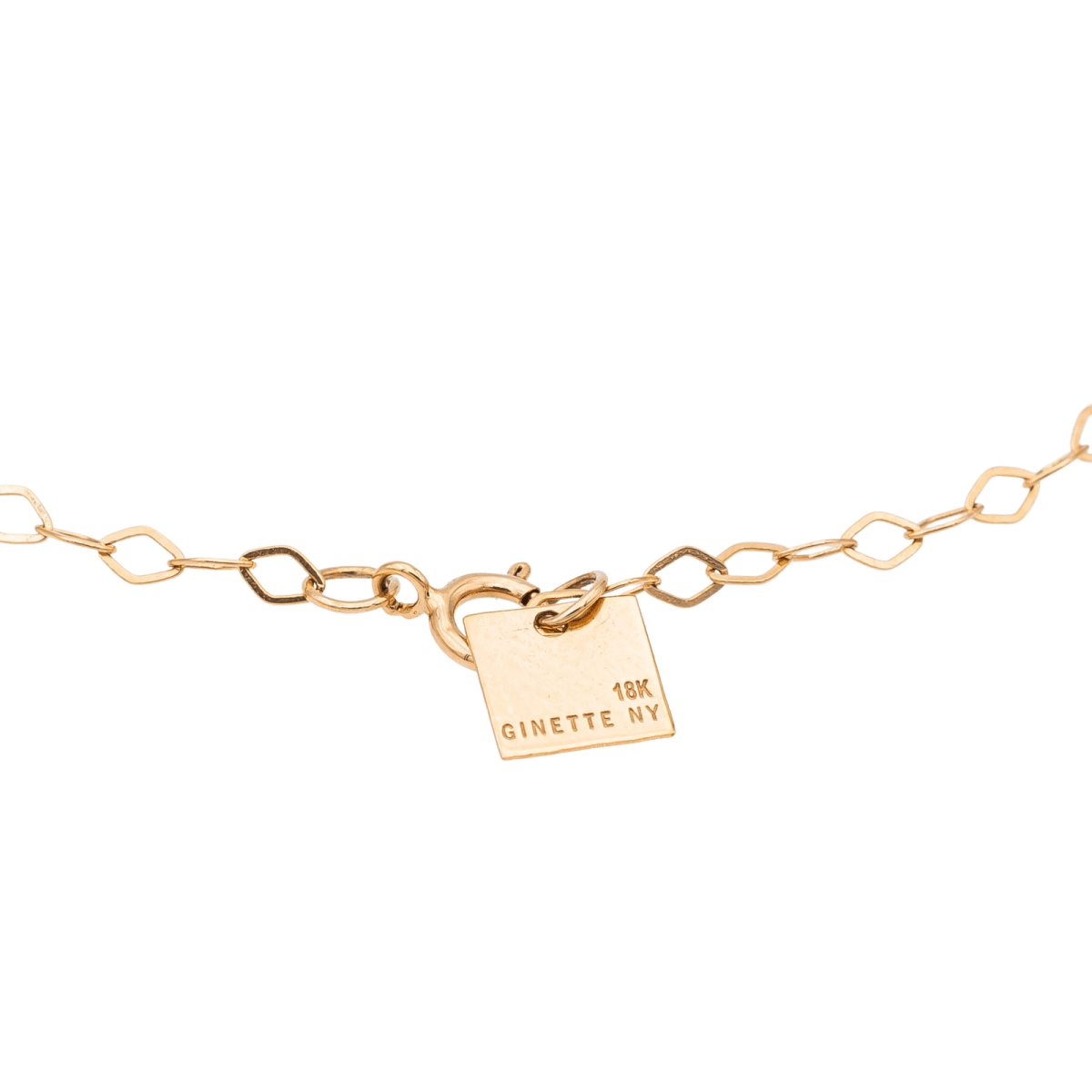 Ginette NY Bracelet Mini ever disc Or rose Diamant - Castafiore