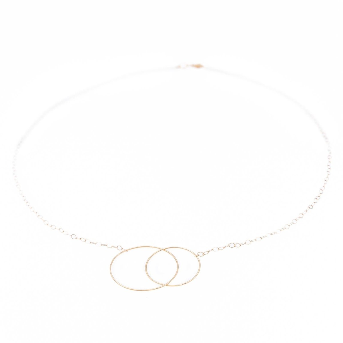 Ginette NY Collier cercle Fusion Necklace Or jaune - Castafiore