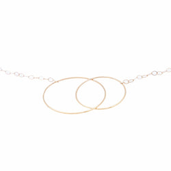 Ginette NY Collier cercle Fusion Necklace Or jaune - Castafiore