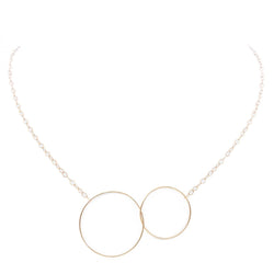 Ginette NY Collier cercle Fusion Necklace Or jaune - Castafiore
