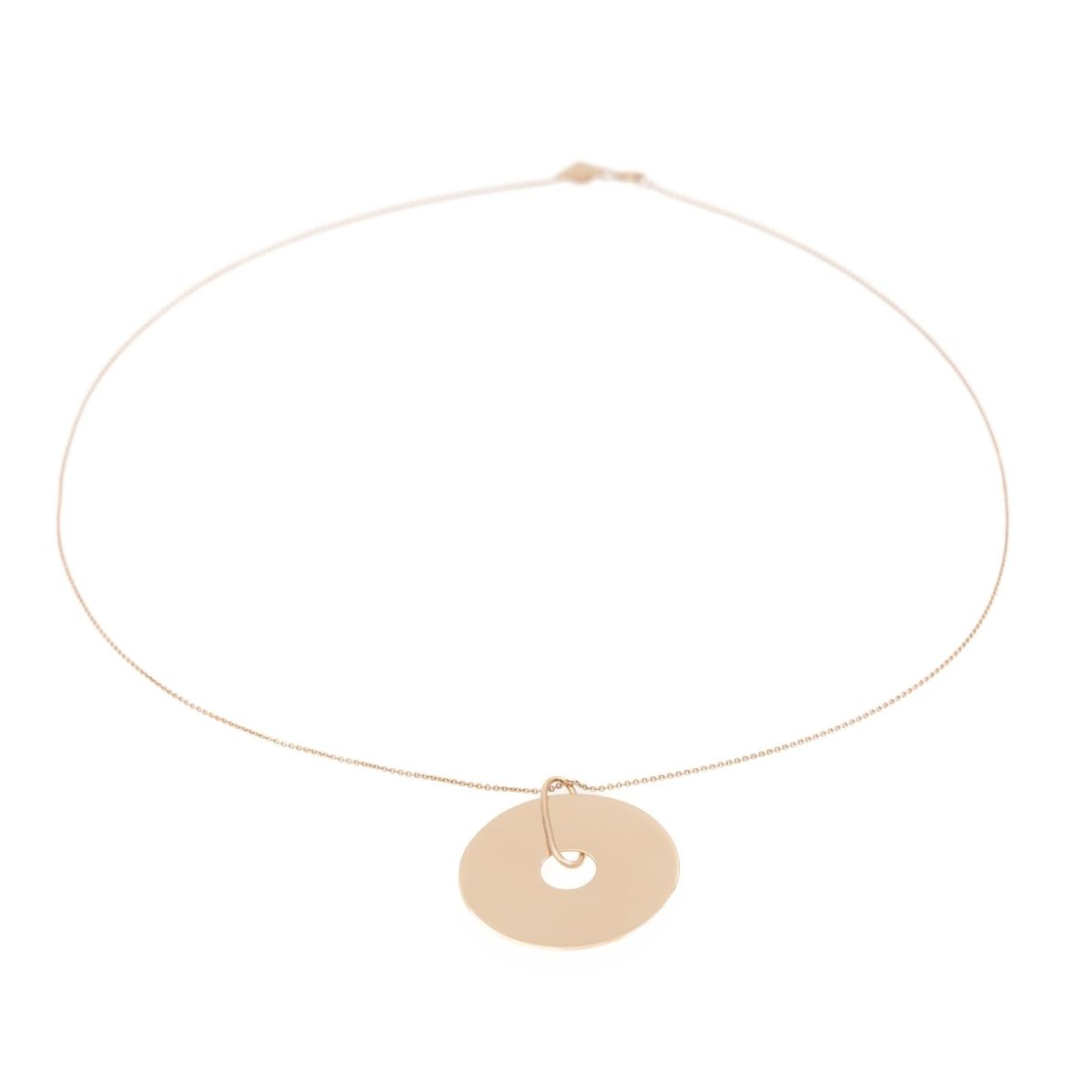 Ginette NY Collier Donut On Chain Or rose - Castafiore
