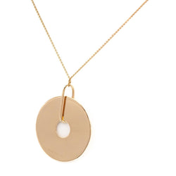 Ginette NY Collier Donut On Chain Or rose - Castafiore