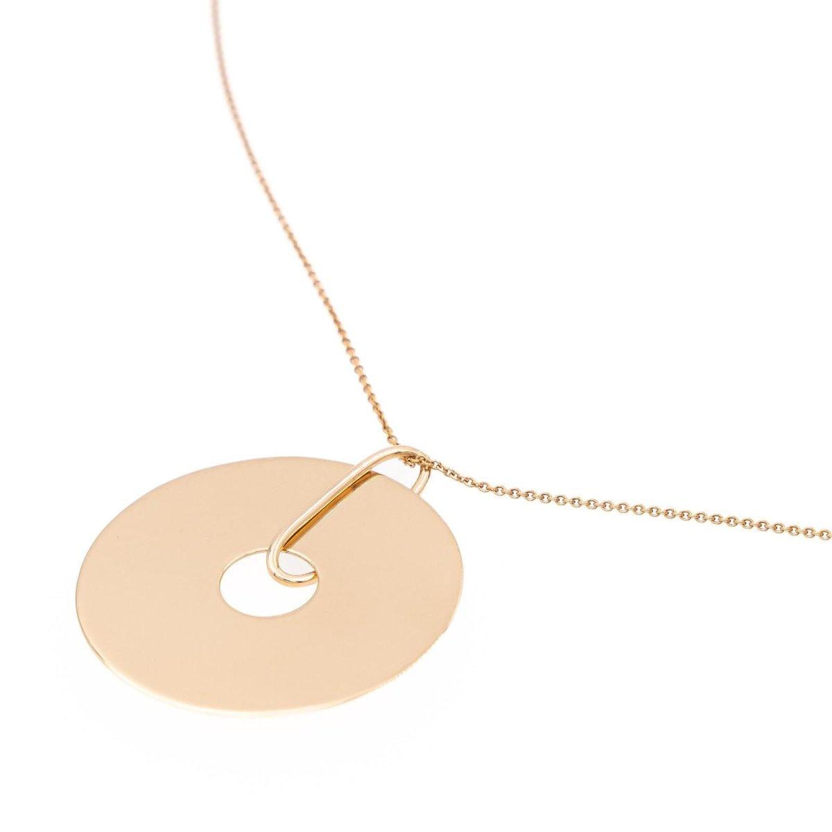 Ginette NY Collier Donut On Chain Or rose - Castafiore