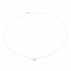 GINETTE NY Collier Etoile "Diamond Star Necklace" Or rose Diamant - Castafiore