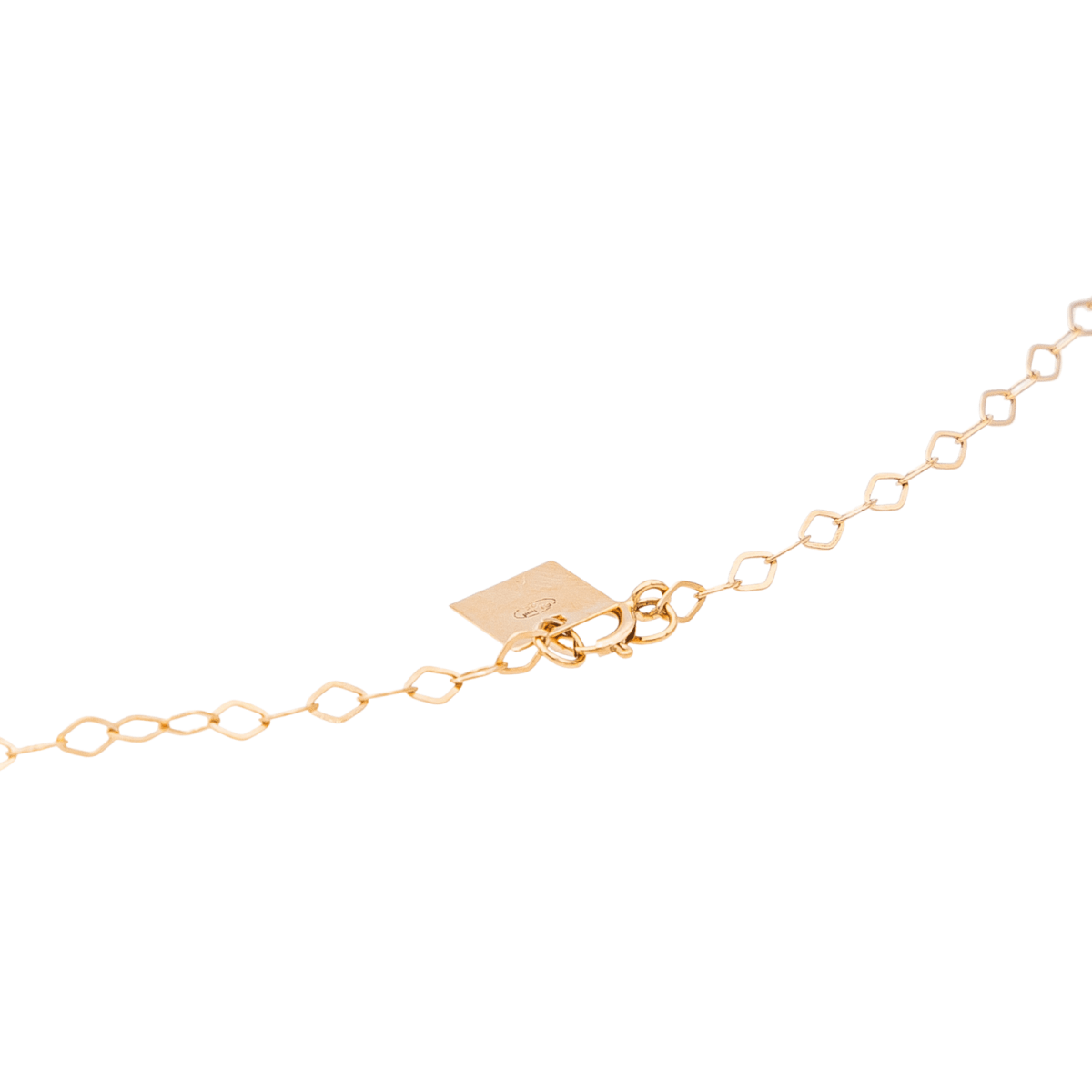 Ginette NY Collier Little Monogram Or rose - Castafiore