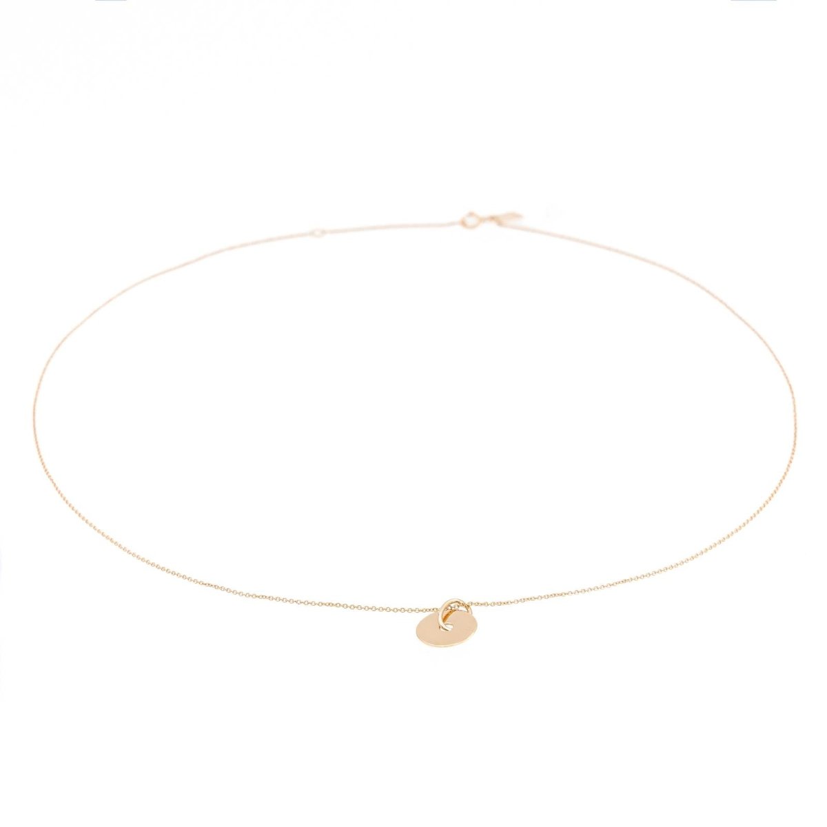 Ginette NY Collier Mini Donut On Chain Or rose - Castafiore