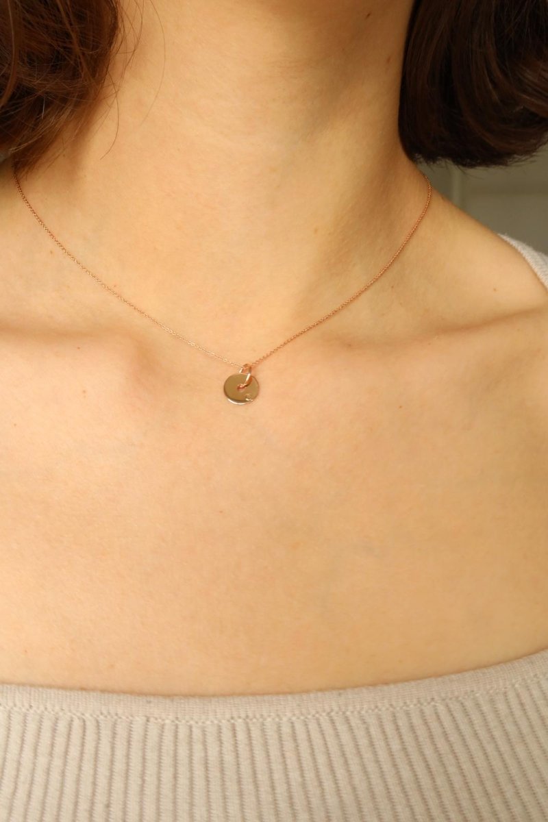 Ginette NY Collier Mini Donut On Chain Or rose - Castafiore