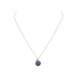 Ginette NY Collier Pendentif Ever Lapis Or rose Lapis-Lazuli - Castafiore
