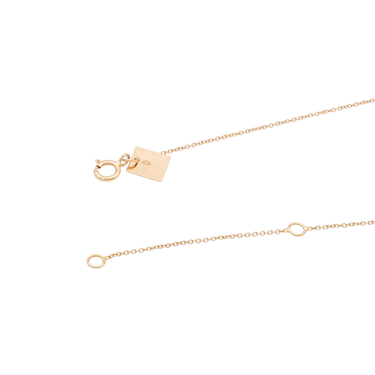 Ginette NY Collier Tiny Five Circles On Chain Or rose - Castafiore