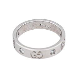 Gucci Bague Icon Or blanc - Castafiore