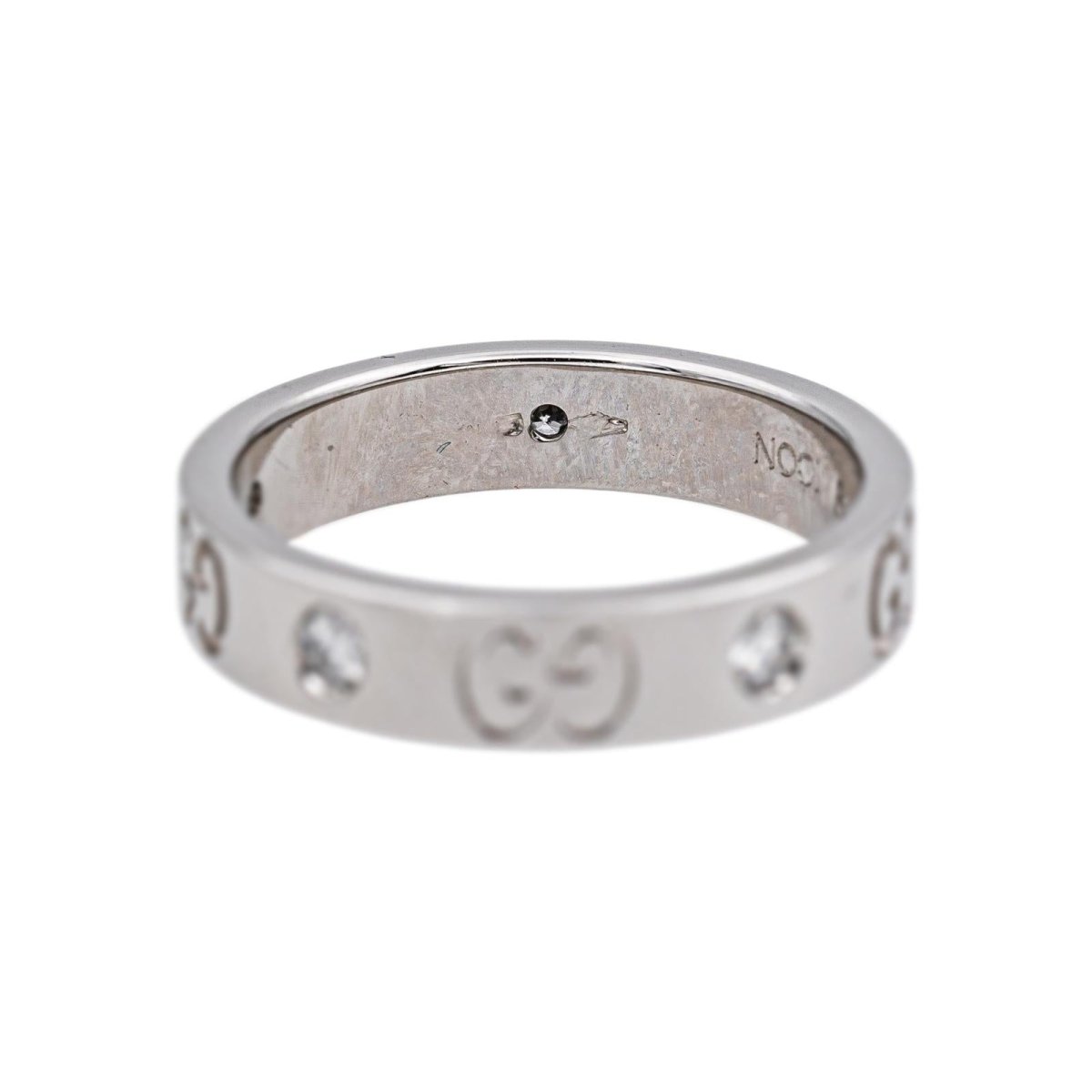 Gucci Bague Icon Or blanc - Castafiore