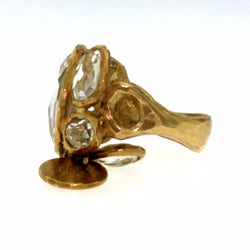 Gucci High Jewellery Quartz Gold Ring - Castafiore
