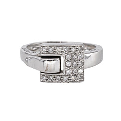 Guy Laroche Bague Or blanc Diamant - Castafiore