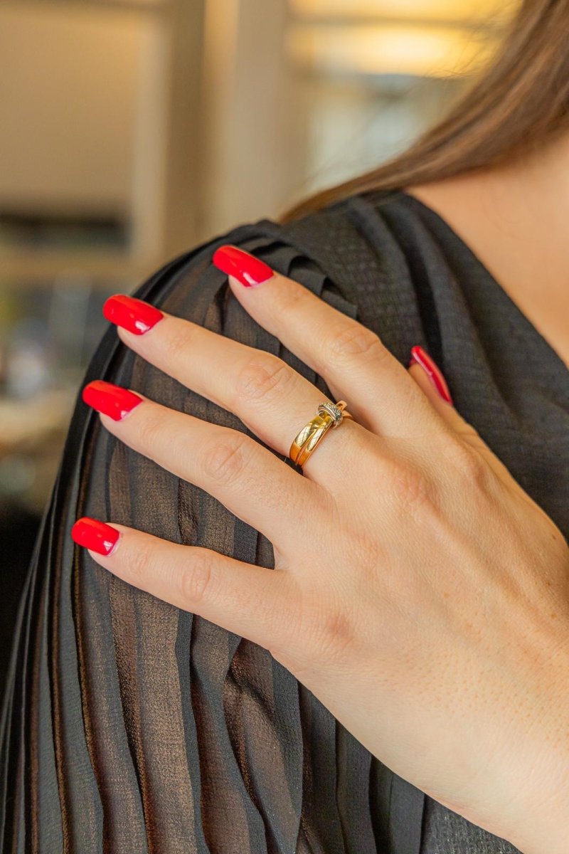 Guy Laroche Bague Or jaune Diamant - Castafiore