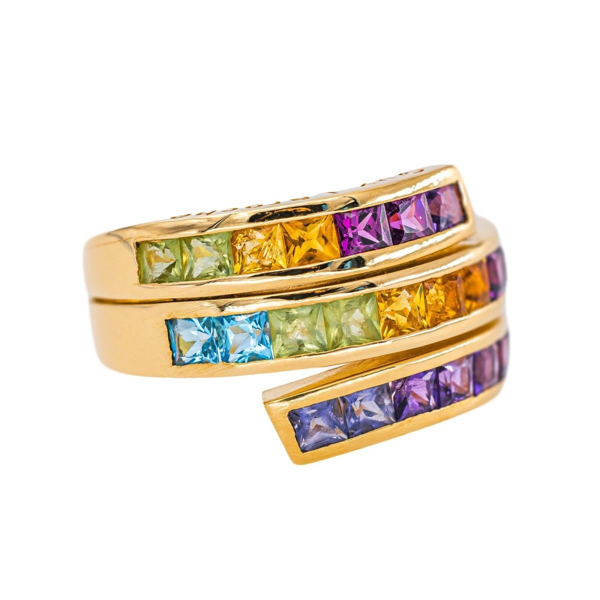 Guy Laroche Bague Or jaune Grenat - Castafiore