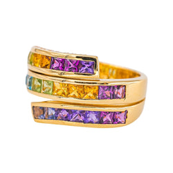 Guy Laroche Bague Or jaune Grenat - Castafiore