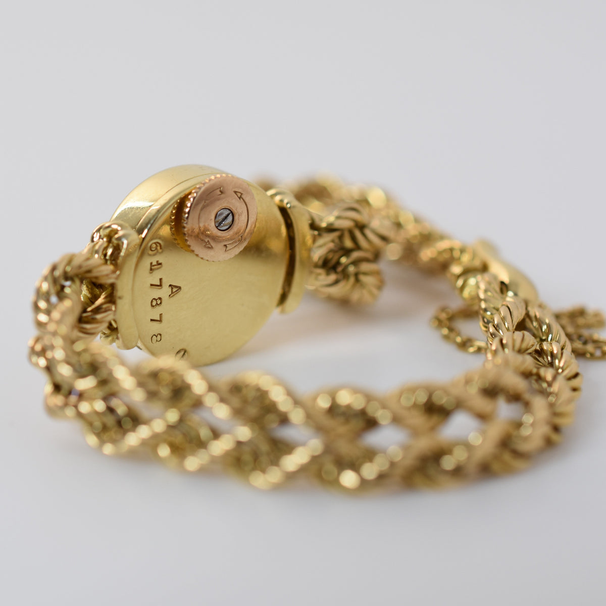 Jaeger - LeCoultre dame bracelet torsadé, or jaune 18 carats, 1954 - Castafiore