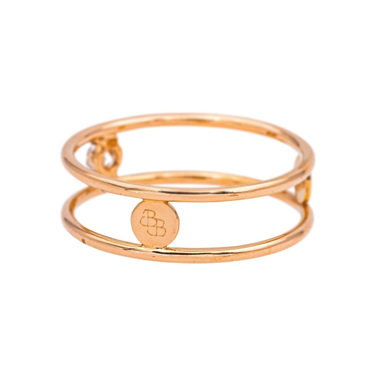 La Brune & la Blonde Bague Solitaire Or rose Diamant - Castafiore