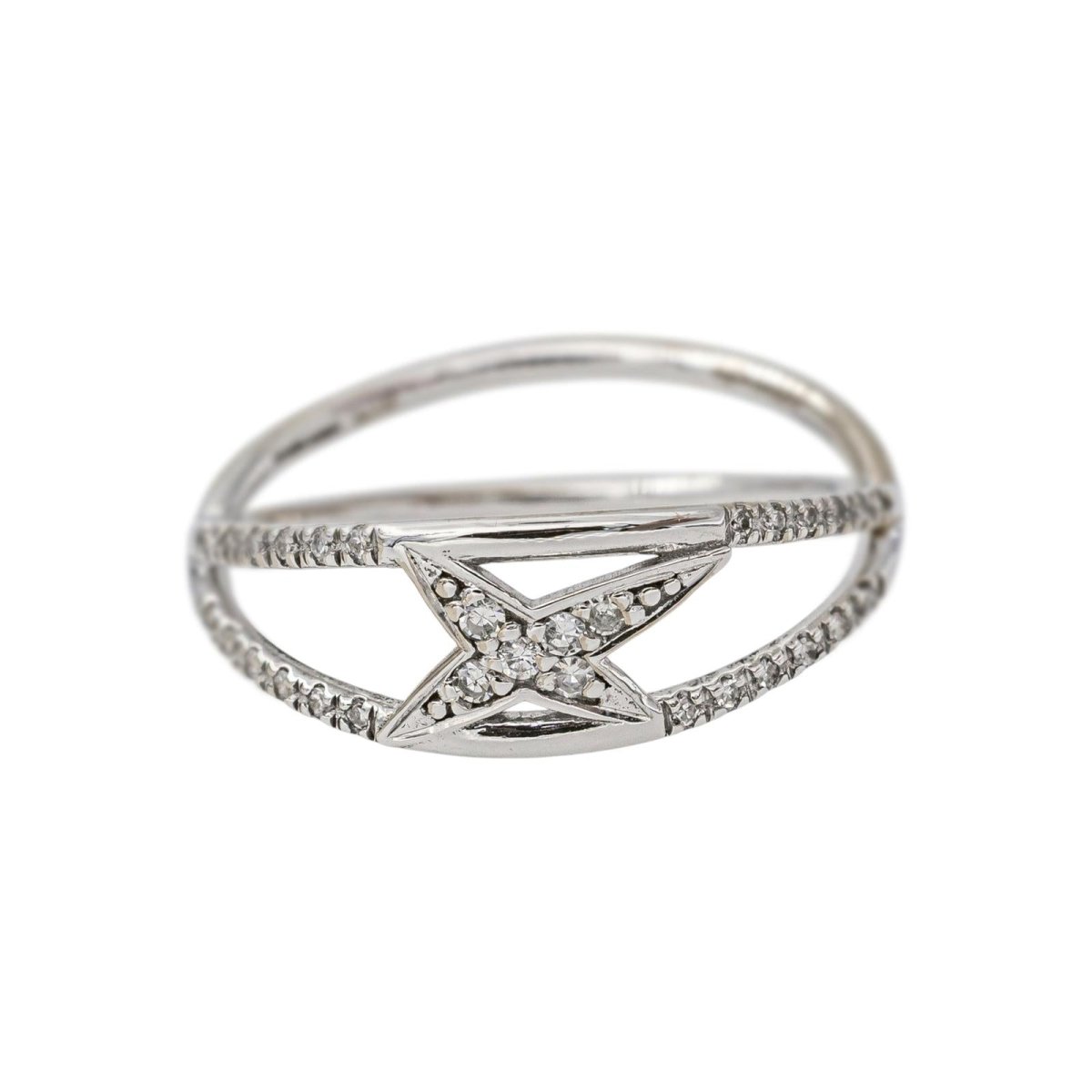 Mauboussin Bague A la croisée des étoiles Or blanc Diamant - Castafiore