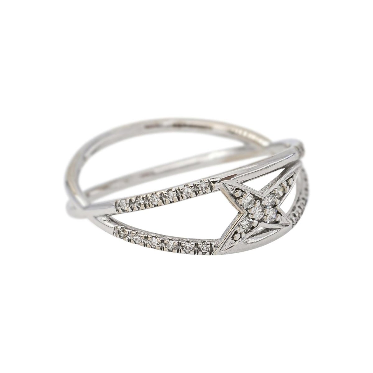 Mauboussin Bague A la croisée des étoiles Or blanc Diamant - Castafiore