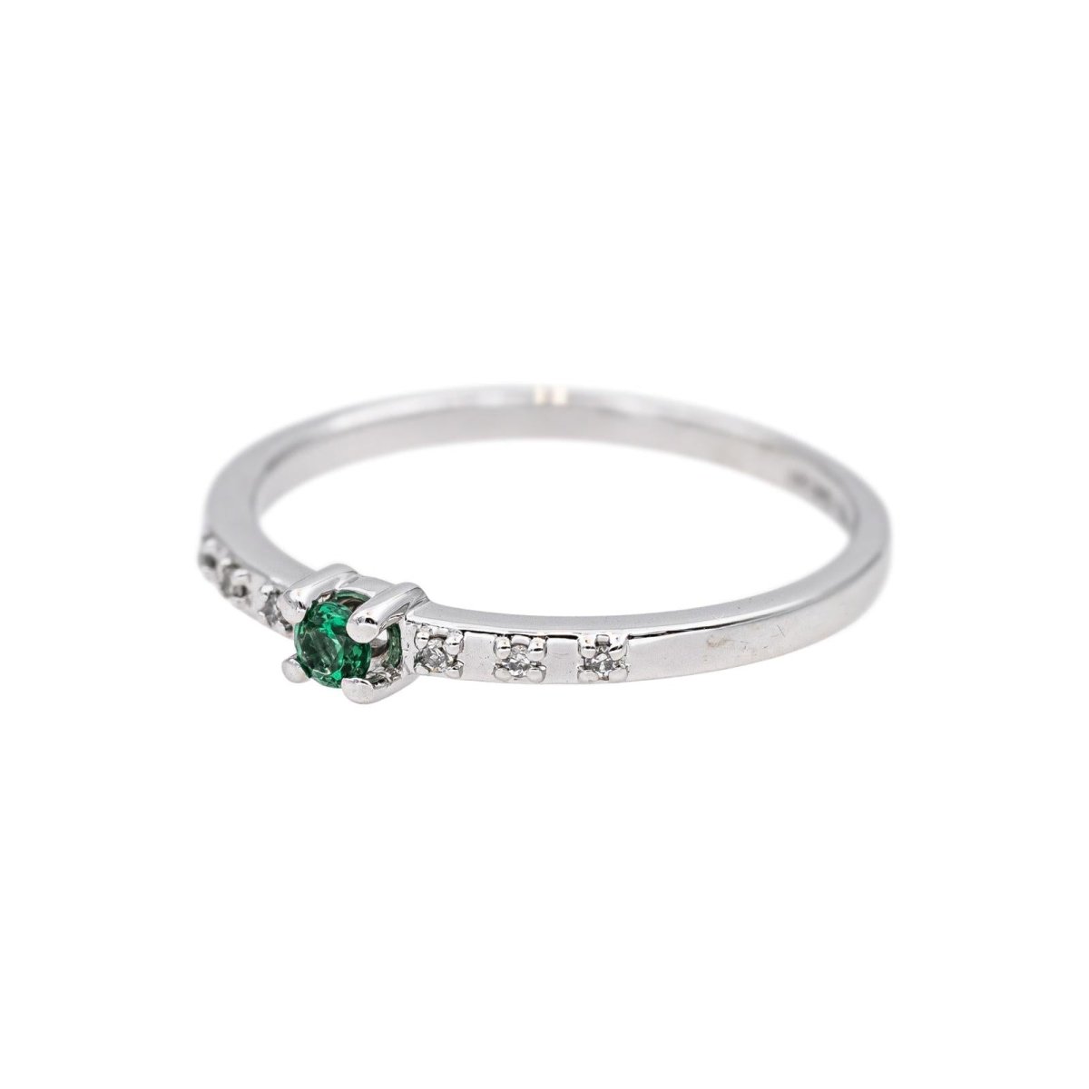 Mauboussin Bague Capsule d'émotions Or blanc Emeraude - Castafiore