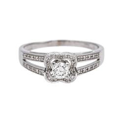 Mauboussin Bague Chance of Love Or blanc Diamant - Castafiore