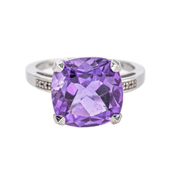 Mauboussin Bague Petit visage d'amour Or blanc Améthyste - Castafiore