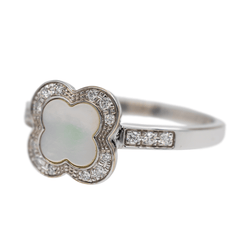 Mauboussin Bague Trèfle de Toi Or blanc Nacre - Castafiore