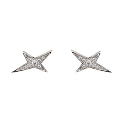 Mauboussin Boucles d'oreilles French Valentine Or blanc Diamant - Castafiore