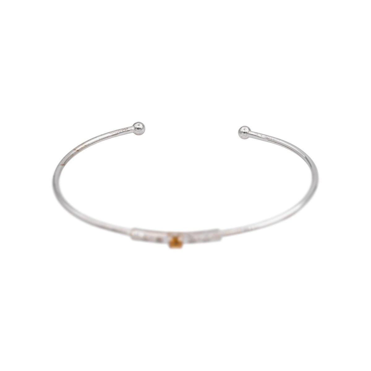 Mauboussin Bracelet Capsule d'émotions Or blanc Saphir jaune - Castafiore