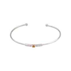 Mauboussin Bracelet Capsule d'émotions Or blanc Saphir jaune - Castafiore