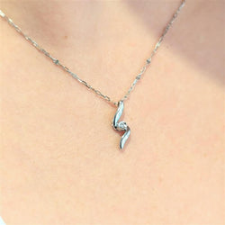 Collier en or blanc et diamant