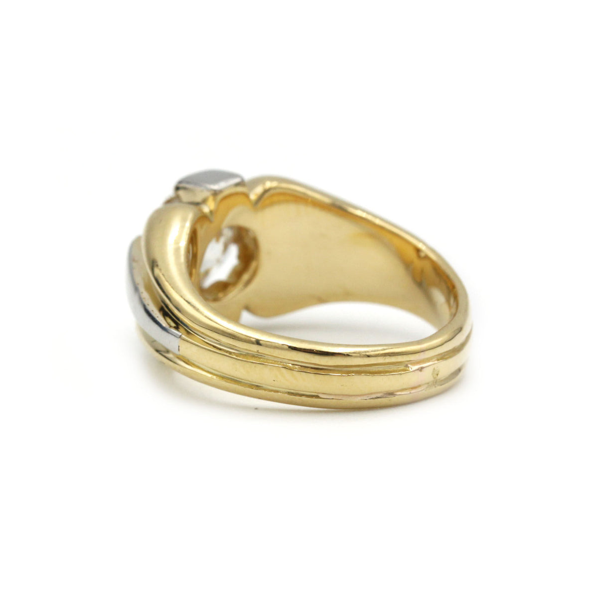 Chevalière - Or et diamant