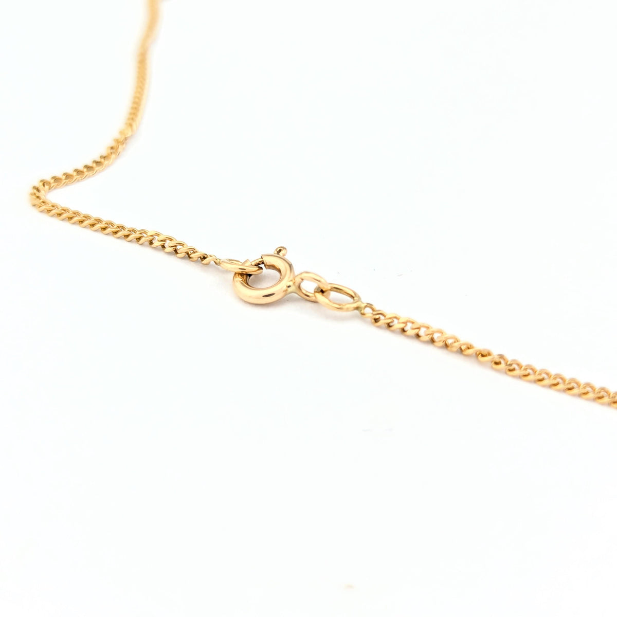 Collier coeur en or jaune et diamants