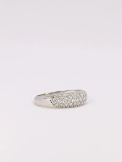Bague jonc diamants 1 ct