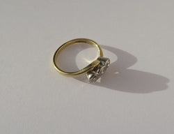 Bague trilogie diamants 0,50ct
