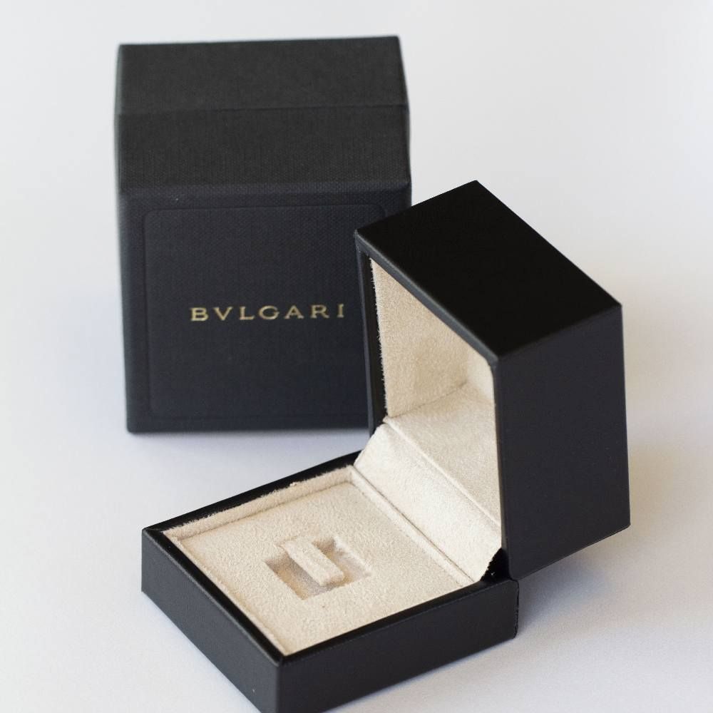 Bague Bandeau BULGARI "B.zero1" en or jaune et diamants