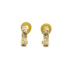 Boucles D'Oreilles - Or Et Diamants