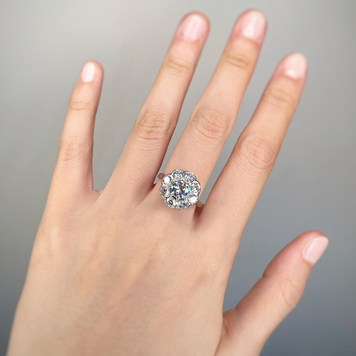 Bague - Platine & Diamants