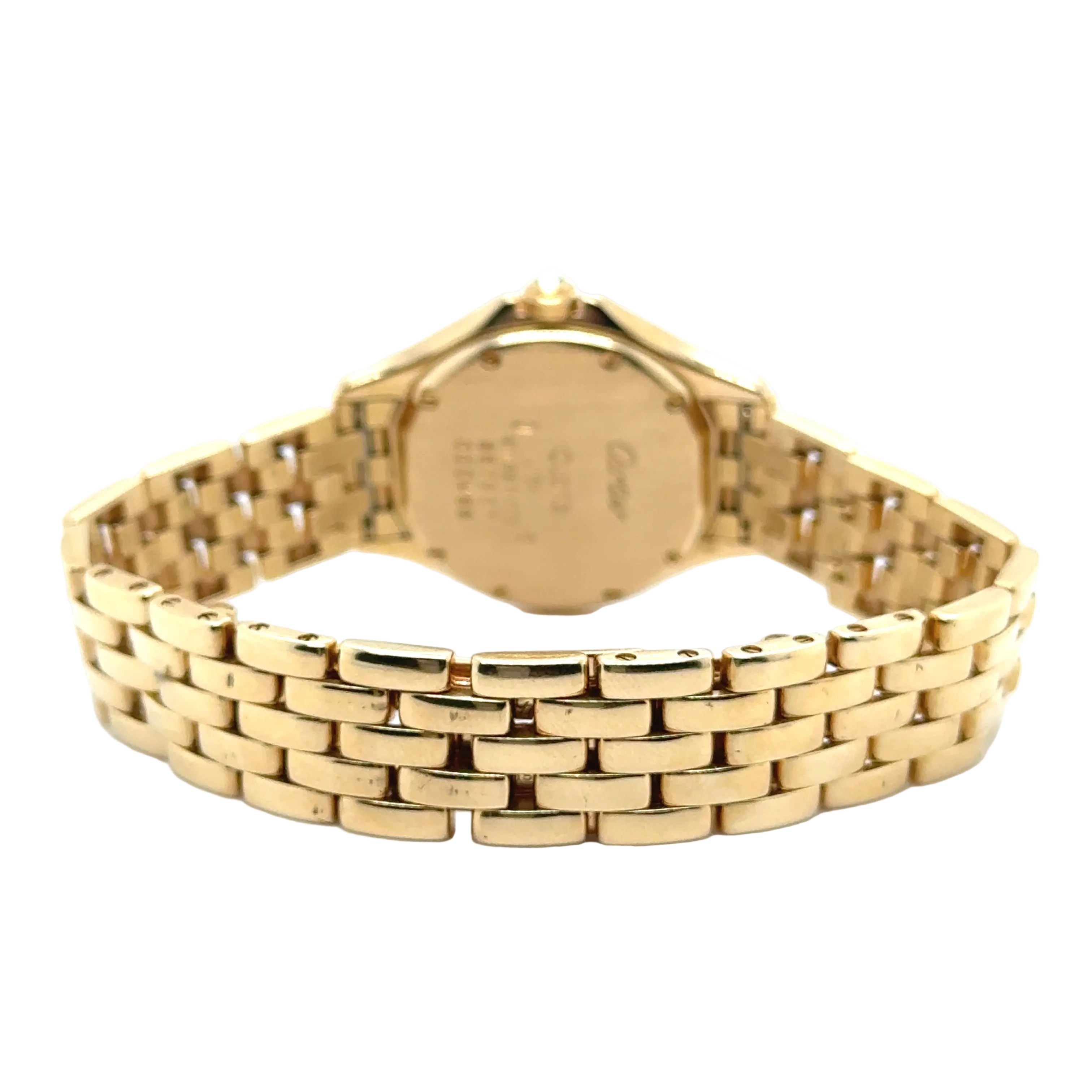 Cartier - Montre Cougar - Or Jaune et Diamants