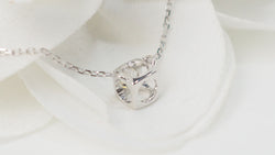 Collier Dinh Van Le Cube diamant en or blanc et diamant