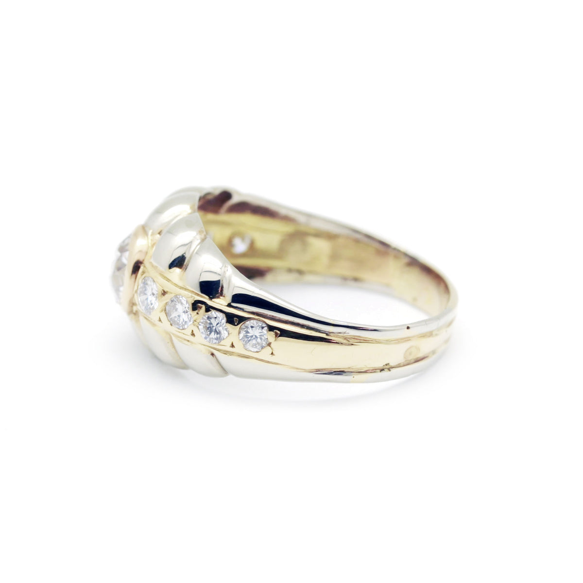 Bague - Or et diamants
