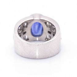 Bague CASHEMIRA en or blanc et saphir.