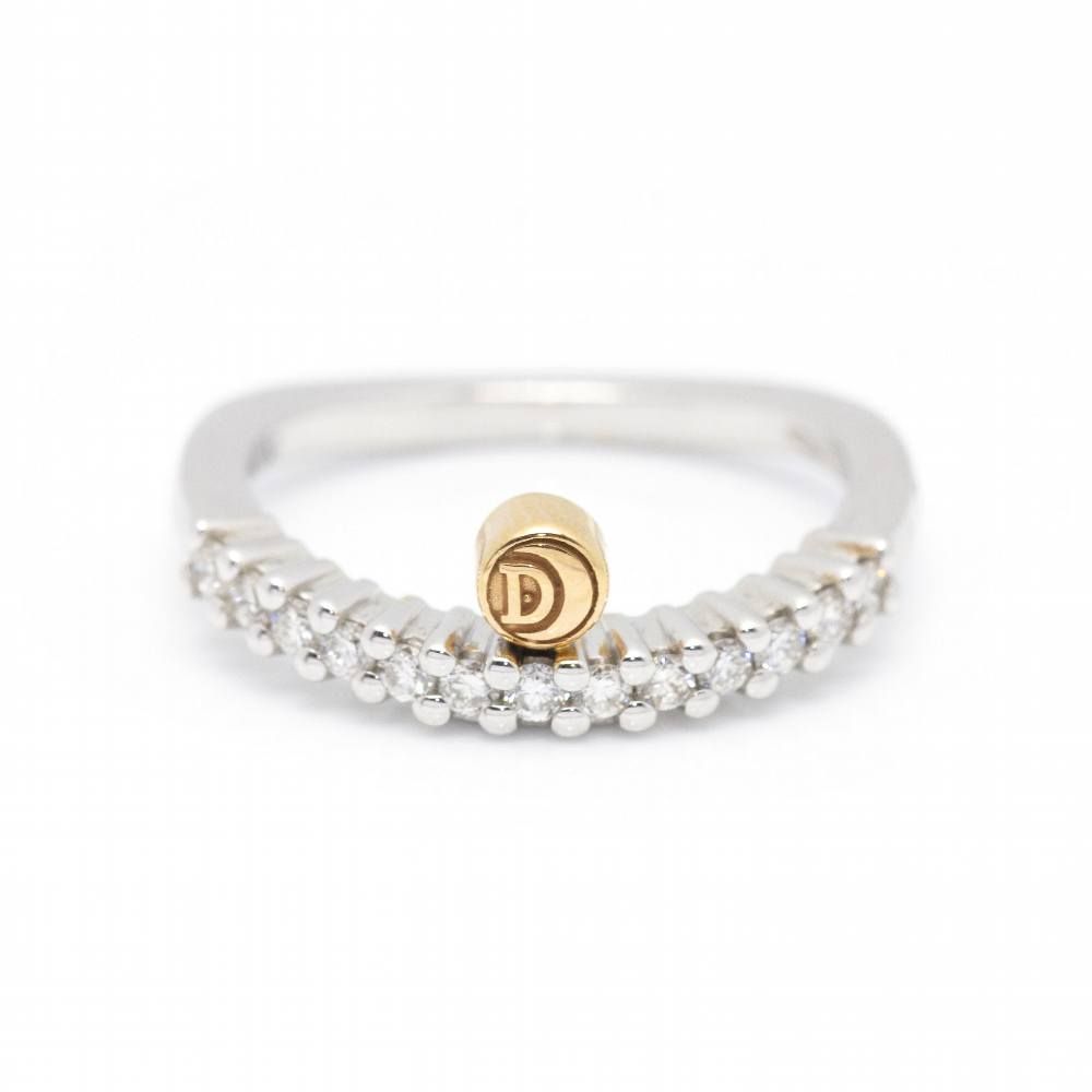 Bague DAMIANI Or bicolore avec diamants d'occasion