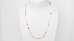 Collier en or jaune et perles de culture
