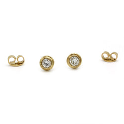 Puces D'oreilles - Or et diamants